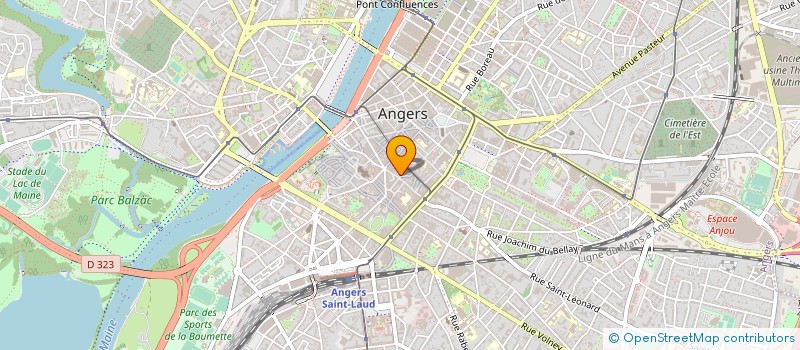 localisation de l'entreprise COPR RES ST DENIS à ANGERS