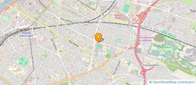 localisation de l'entreprise COPR RES ST LAURENT à ANGERS
