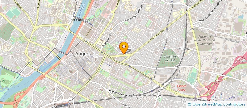 localisation de l'entreprise COPR RES ST MICHEL à ANGERS