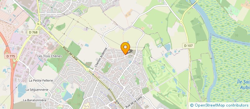 localisation de l'entreprise COPR RES UNION VAL D'OR  AVRILLE