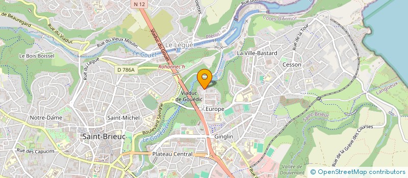 localisation de l'entreprise COPR RES VALLONS à SAINT-BRIEUC