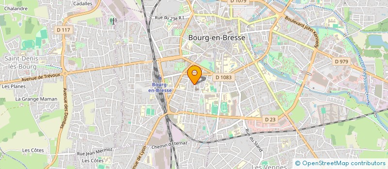 localisation de l'entreprise COPR RESID LAMARTINE TARDY  BOURG-EN-BRESSE
