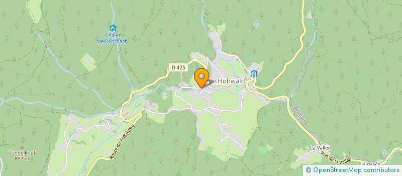 localisation de l'entreprise COPR RESID LE MOULIN  LE HOHWALD