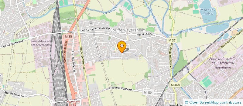 localisation de l'entreprise COPR RESID SOLARIUM 2  SOUFFELWEYERSHEIM