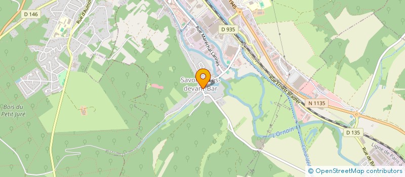 localisation de l'entreprise COPR RESID STE CATHERINE à SAVONNIERES-DEVANT-BAR