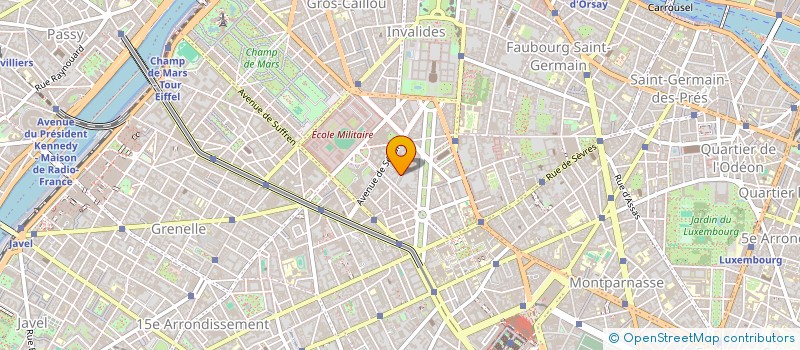 localisation de l'entreprise COPR RESIDENCE 6 VILLA DE SAXE 75007 PARIS  PARIS