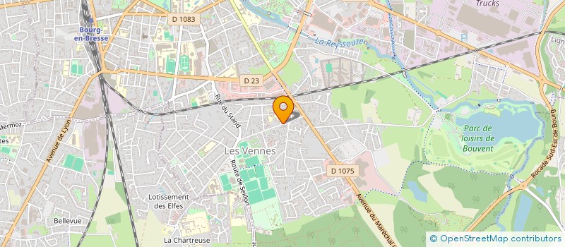 localisation de l'entreprise COPR RESIDENCE BELLEVUE à BOURG-EN-BRESSE