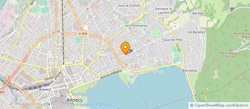 localisation de l'entreprise COPR RESIDENCE BOILEAU  ANNECY