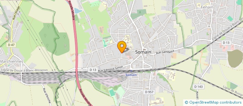 localisation de l'entreprise COPR RESIDENCE CAMILLE  SOMAIN