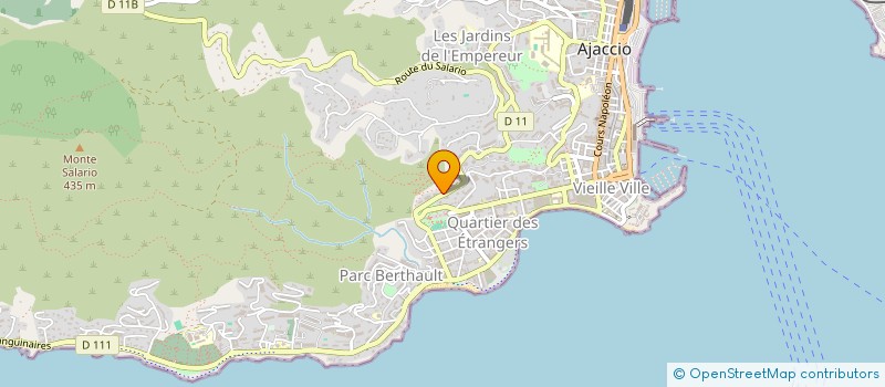 localisation de l'entreprise COPR RESIDENCE D AJACCIO  AJACCIO