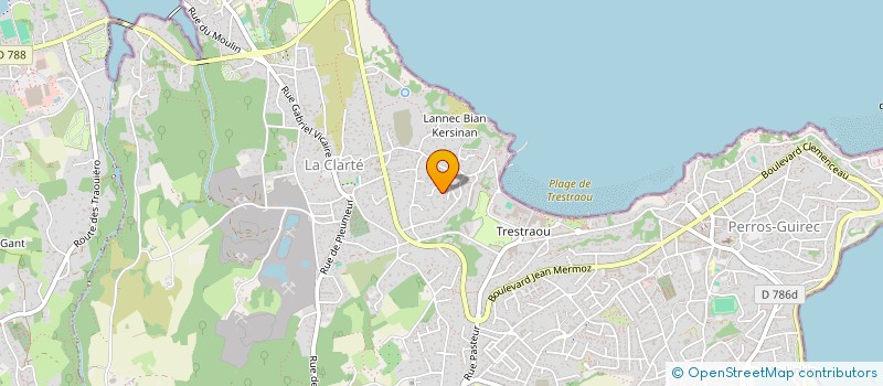 localisation de l'entreprise COPR RESIDENCE KREIZ AR LAN à PERROS-GUIREC