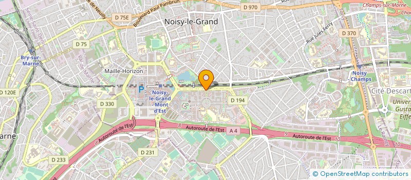 localisation de l'entreprise COPR RESIDENCE LARMONIAL 93160 NOISY LE GRAND  NOISY-LE-GRAND