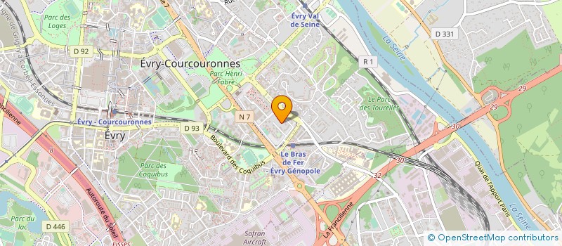 localisation de l'entreprise COPR RESIDENCE LAVOISIER  EVRY-COURCOURONNES