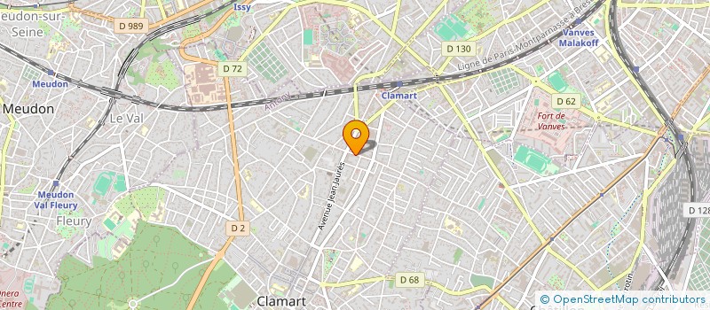 localisation de l'entreprise COPR RESIDENCE LE CARNOT à CLAMART