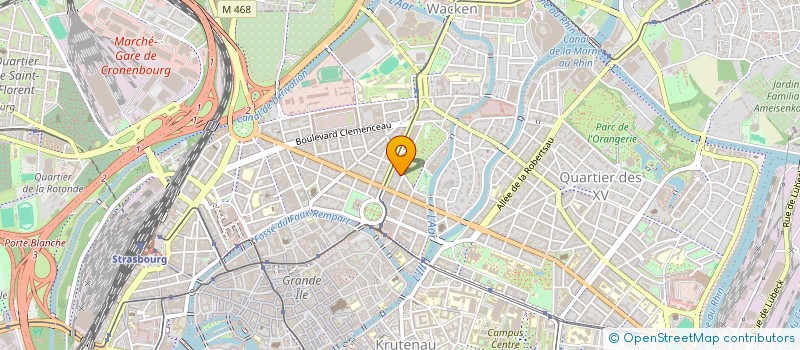 localisation de l'entreprise COPR RESIDENCE LE TURENNE  STRASBOURG