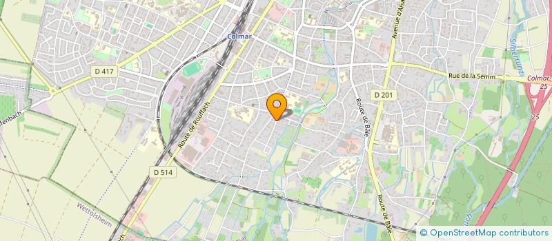 localisation de l'entreprise COPR RESIDENCE LES NENUPHARS  COLMAR