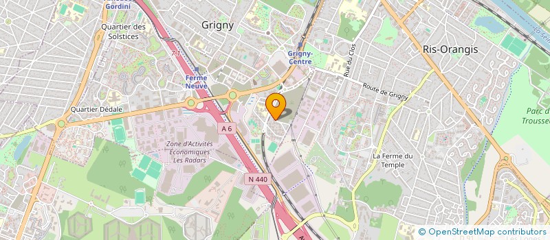 localisation de l'entreprise COPR RESIDENCE MASSENA 15 2 A 14 RUE MASSENA 91 GRIGNY à GRIGNY