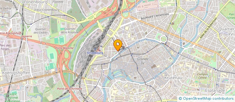 localisation de l'entreprise COPR RESIDENCE ST JEAN  STRASBOURG