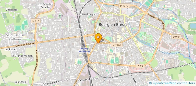 localisation de l'entreprise COPR RESIDENCE VOLTAIRE à BOURG-EN-BRESSE