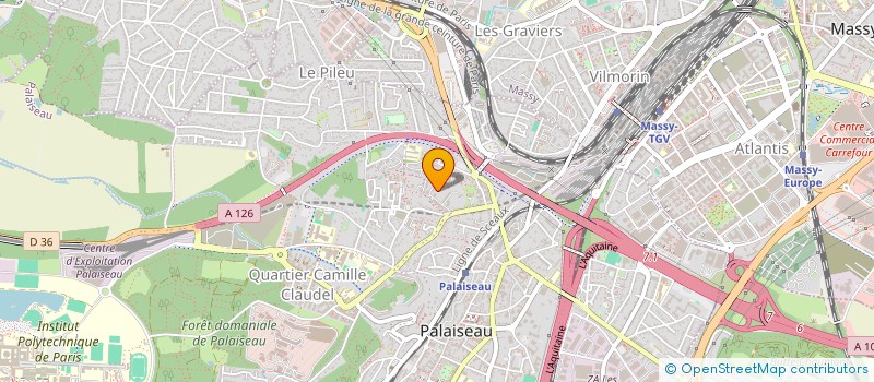 localisation de l'entreprise COPR RESIDENSE DU VAL 91120 PALAISEAU à PALAISEAU
