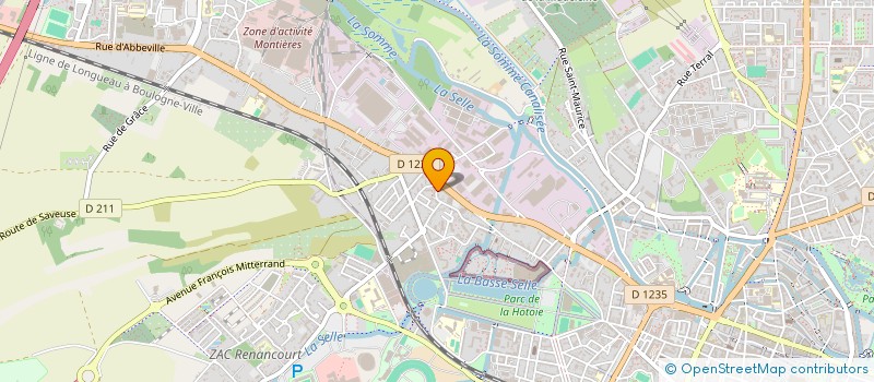 localisation de l'entreprise COPR. ROSE DE PICARDIE  AMIENS