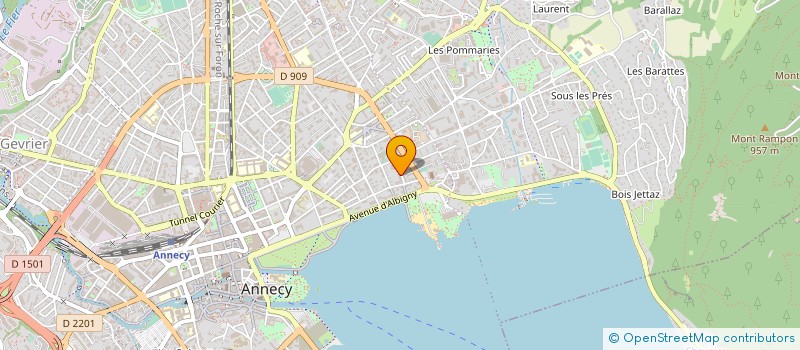 localisation de l'entreprise COPR ROYAL  ANNECY