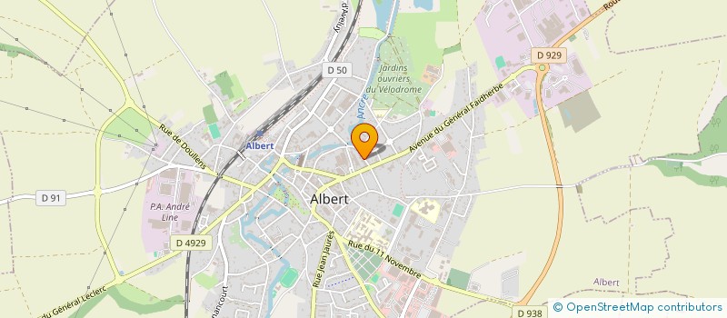 localisation de l'entreprise COPR. RSIDENCE DU THEATRE  ALBERT