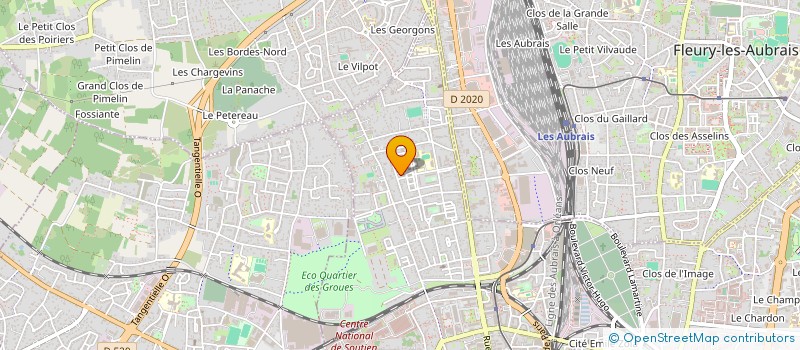 localisation de l'entreprise COPR RUE CAPITAINE BOISSIEU à ORLEANS