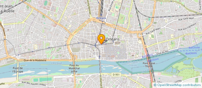 localisation de l'entreprise COPR RUE CHARLES SANGLIER  ORLEANS