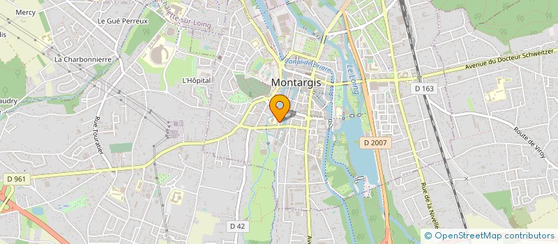 localisation de l'entreprise COPR RUE CORMENIN à MONTARGIS