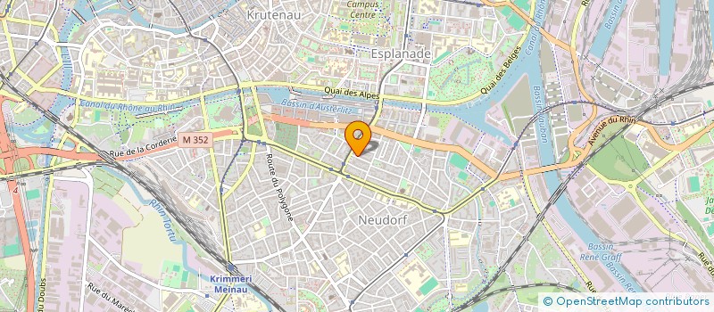 localisation de l'entreprise COPR RUE DE FRECONRUPT à STRASBOURG
