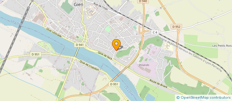 localisation de l'entreprise COPR RUE DE LA LOIRE à GIEN