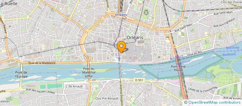 localisation de l'entreprise COPR RUE DU CHARRIOT  ORLEANS