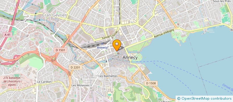 localisation de l'entreprise COPR RUE ROYALE  ANNECY