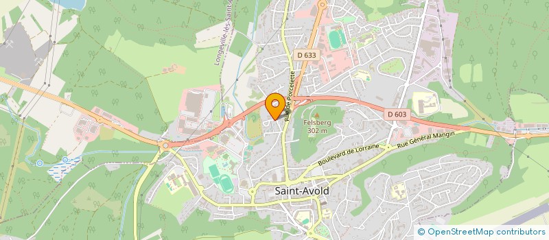 localisation de l'entreprise COPR SAINT AVOLD MOULIN  SAINT-AVOLD