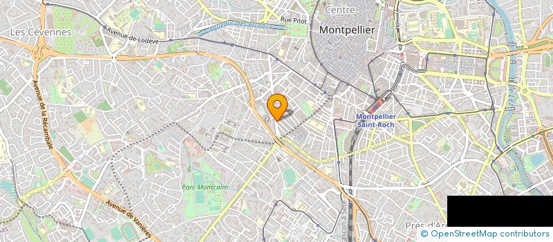 localisation de l'entreprise COPR *SAINT CHRISTOPHE à MONTPELLIER