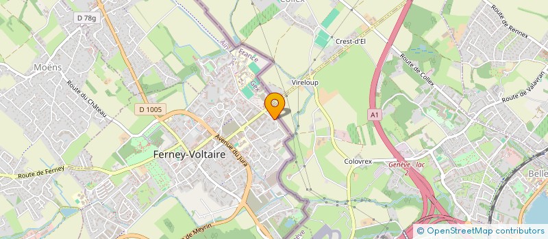 localisation de l'entreprise COPR SAINT GEORGES à FERNEY-VOLTAIRE
