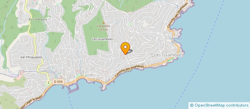 localisation de l'entreprise COPR SDC 19B RUE DES VOSGES  ROQUEBRUNE-SUR-ARGENS