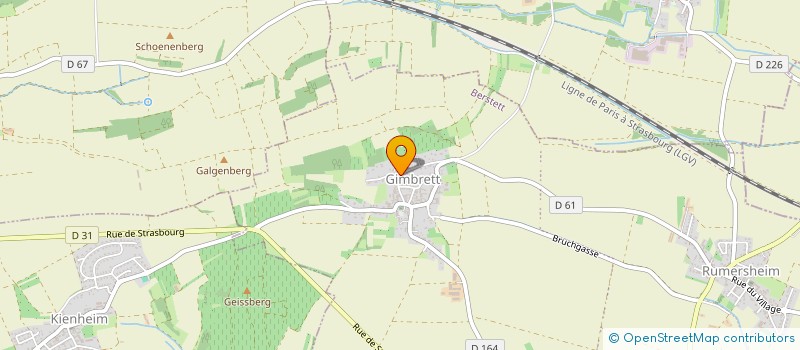 localisation de l'entreprise COPR SDC ACKERLAND  TRUCHTERSHEIM