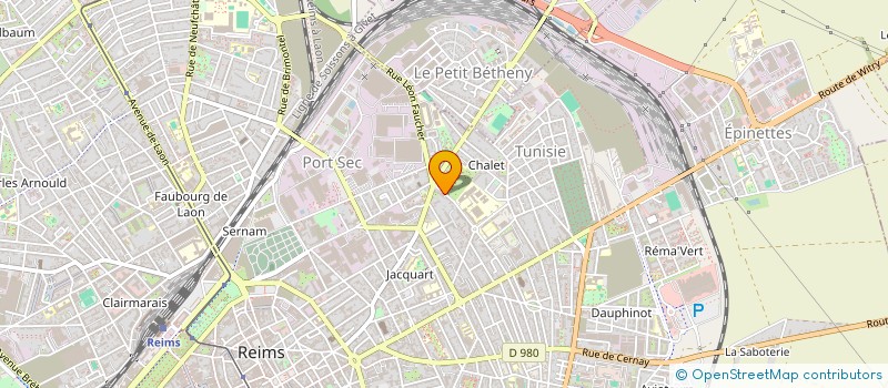 localisation de l'entreprise COPR SEBASTOPOL  REIMS