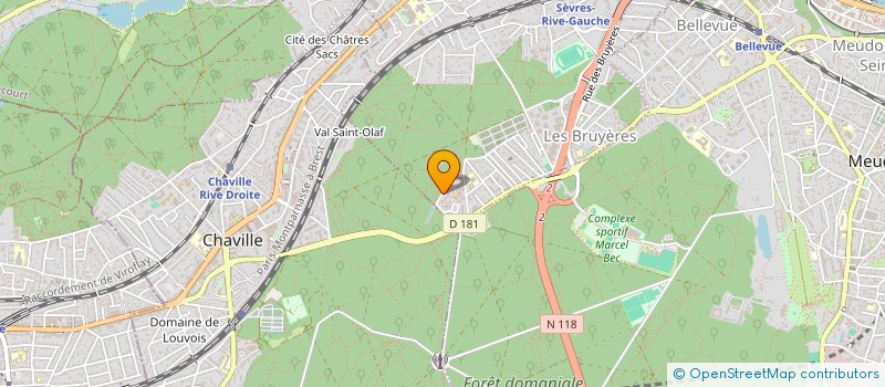 localisation de l'entreprise COPR SECONDAIRE BAT 1 A 8 14 ALLEE DES ACACIAS 92310 SEVRES à SEVRES