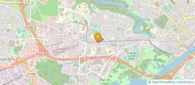 localisation de l'entreprise COPR SIM PATTON à ANGERS