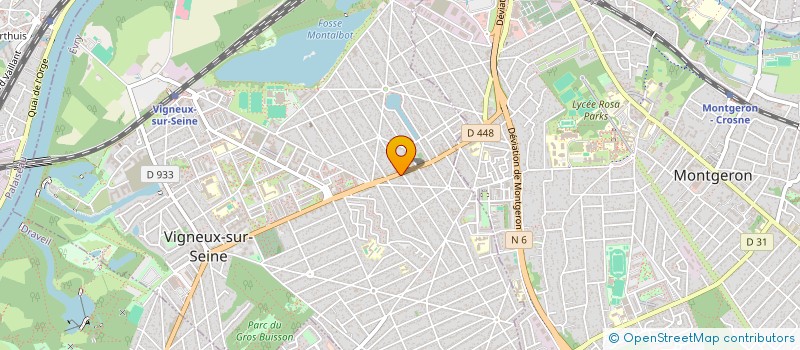 localisation de l'entreprise COPR SIRIUS  VIGNEUX-SUR-SEINE