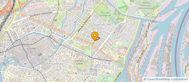 localisation de l'entreprise COPR ST MAURICE à STRASBOURG