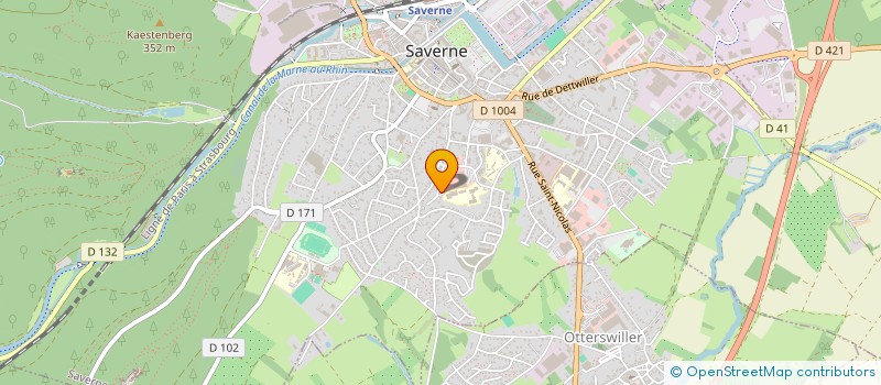 localisation de l'entreprise COPR STE ODILE  SAVERNE