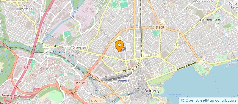 localisation de l'entreprise COPR TRIANON  ANNECY