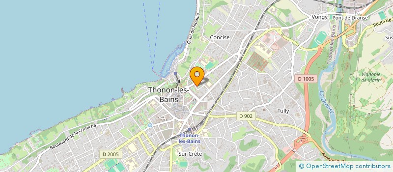 localisation de l'entreprise COPR VAUDAIRE à THONON-LES-BAINS
