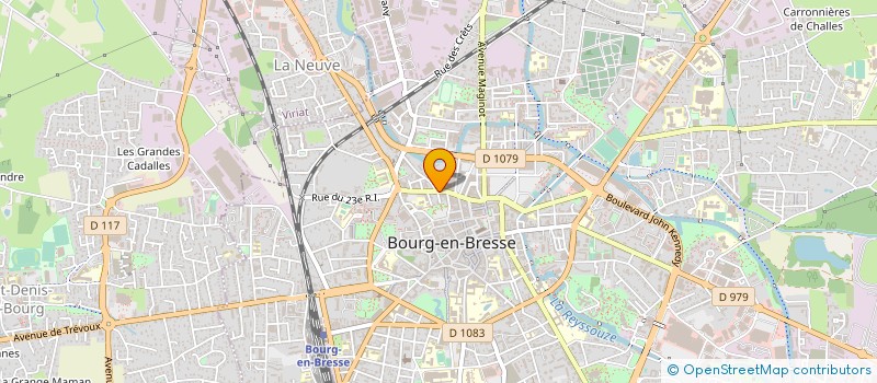 localisation de l'entreprise COPR VICAIRE CREVE COEUR à BOURG-EN-BRESSE
