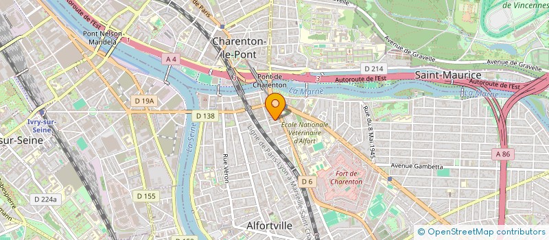 localisation de l'entreprise COPR VILLA FRAGONARD 10 ALL CAVALIERS 94 MAISONS ALFORT à MAISONS-ALFORT