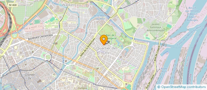 localisation de l'entreprise COPR WESTERCAMP à STRASBOURG